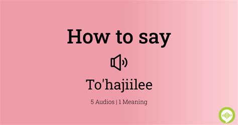 to'hajiilee meaning